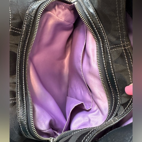 Coach Black Monogram Purse - Picture 7 of 10